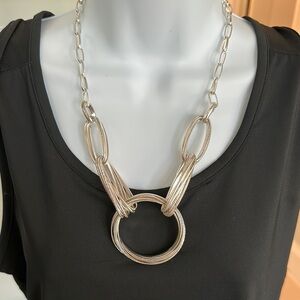 Elegant Silver Chain Necklace